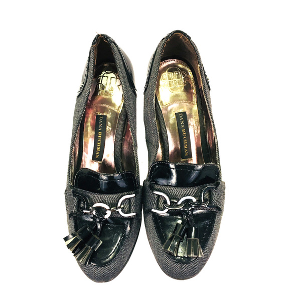 Dana Buchman Women Black Fabric Slip-On Size 7 - Picture 5 of 8